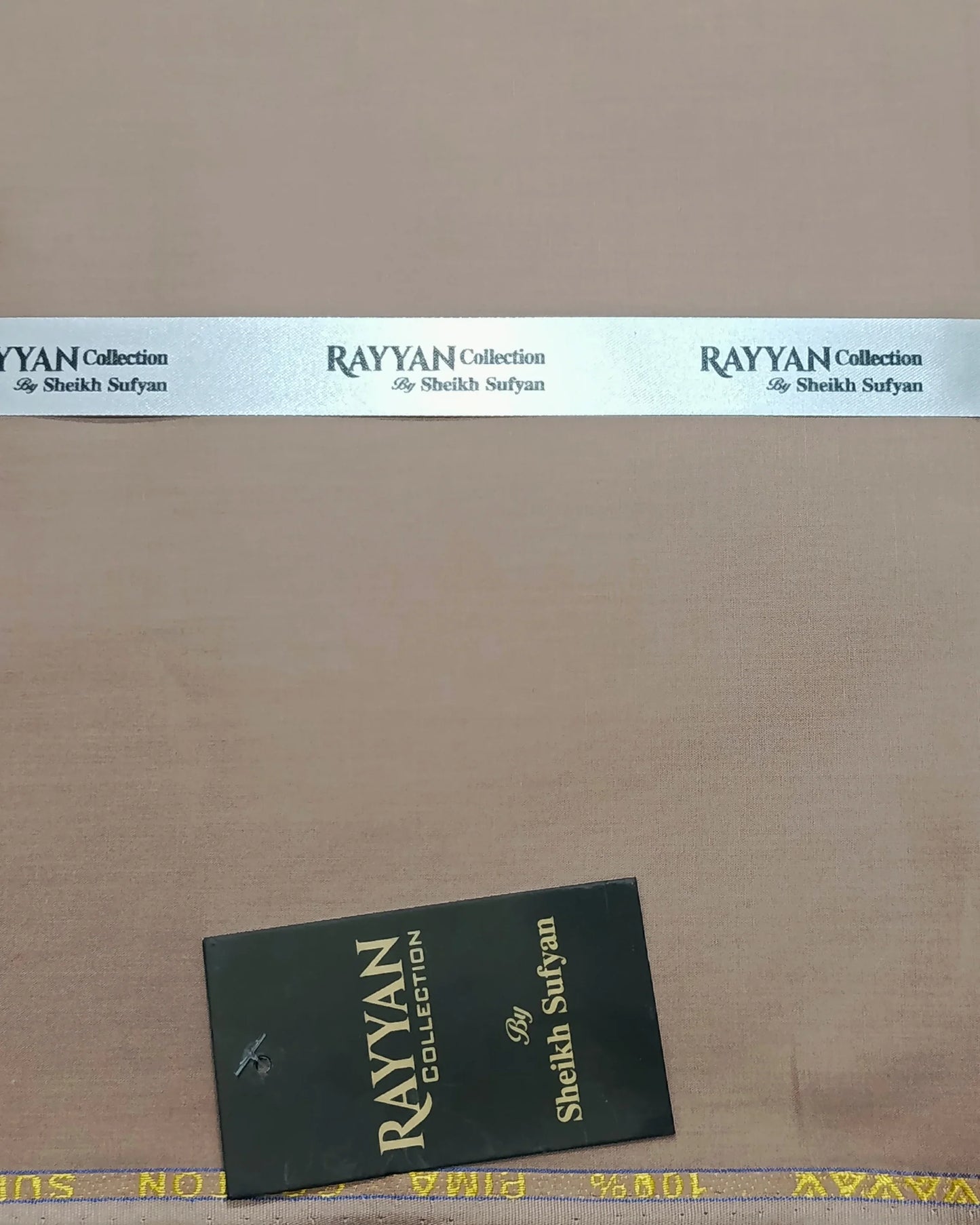 Light Coffee Pima Cotton Unstitched Suit for Men – Premium Summer Collection Pakistan