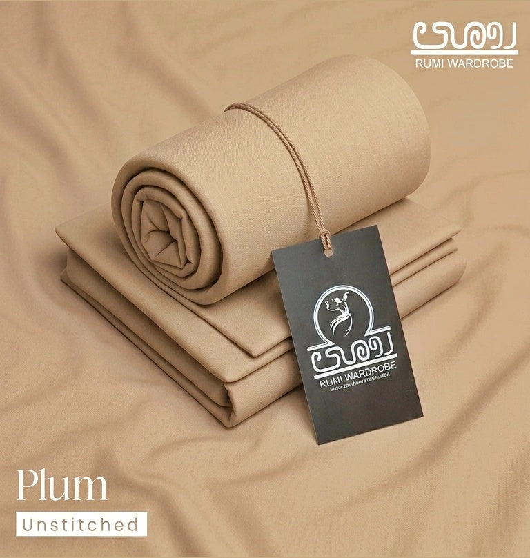 Plum Earth – Premium Unstitched Versatile Blended Fabric