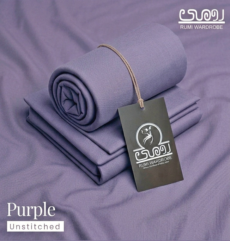 Royal Purple – Premium Unstitched Textured Fabric