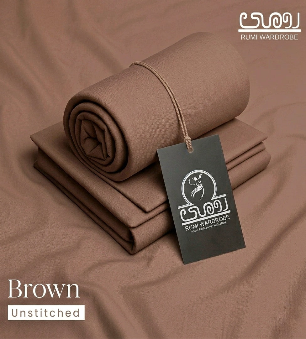 Chestnut Brown – Premium Unstitched Heritage Blend