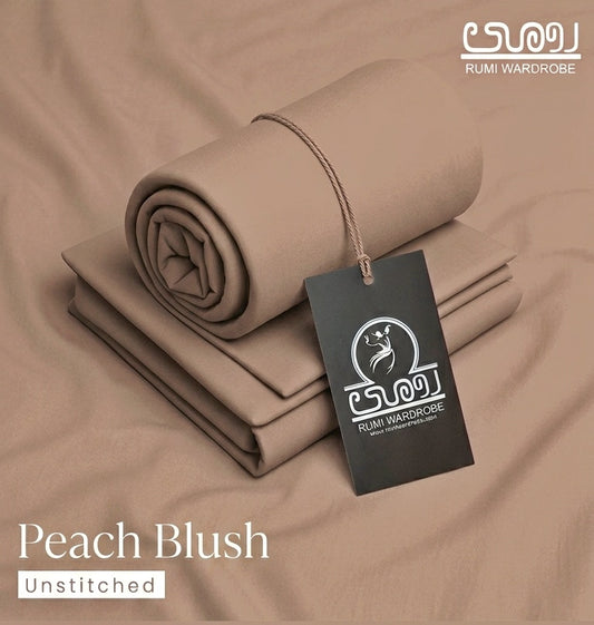 Peach Blush – Signature Unstitched Premium Blended Fabric