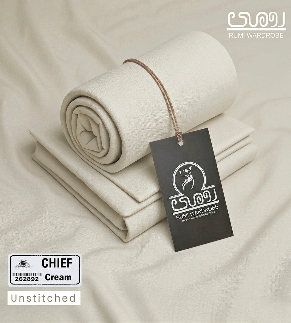 Chief Cream – Elite Unstitched Heritage Fabric
