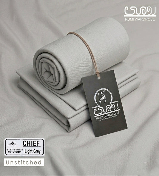 Chief Light Grey – Elite Unstitched Executive Fabric